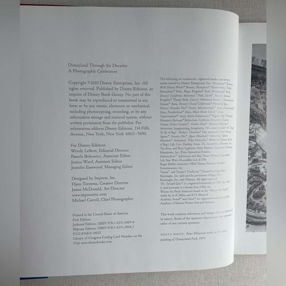 Disneyland Through The Decades: A Photographic Celebration Kurtti Hardcover Book - Picture 6 of 17